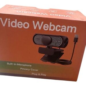 HD Video Webcam with Privacy Cover